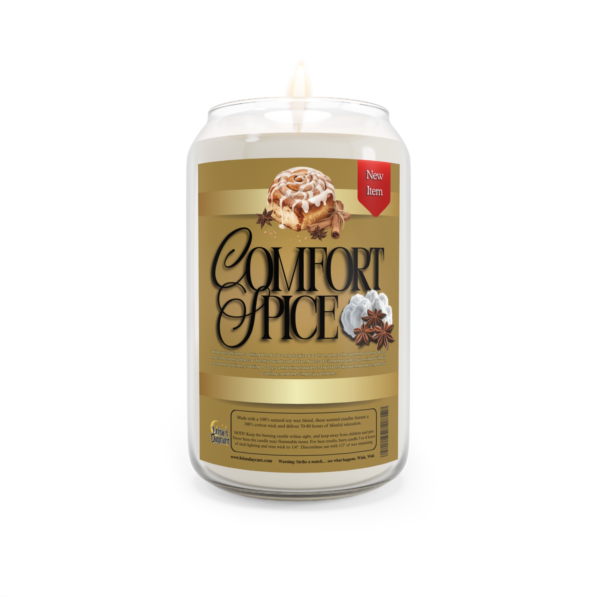 Comfort Spice Soy Candle — 13.75oz, Cozy Comfort Spice Scent